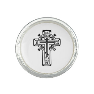 Orthodox Christian cross Ring