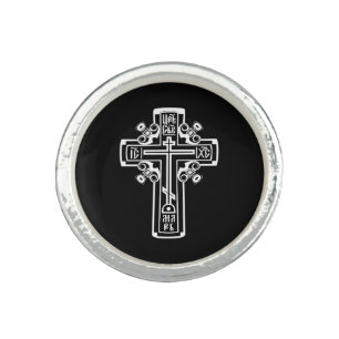 Orthodox Christian cross Ring