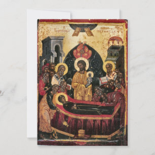 Orthodox Christian Funeral Sympathy Card
