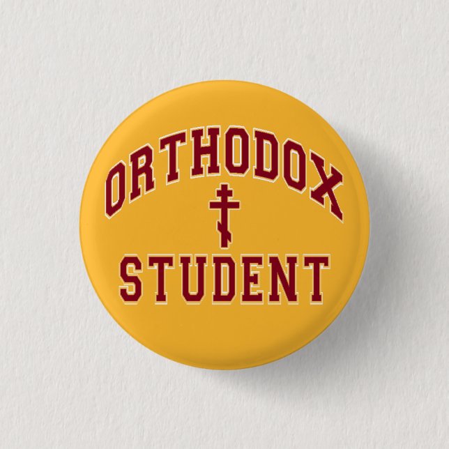 Orthodox Christian "Student" Minnesota 3 2.25 in.  Button (Front)