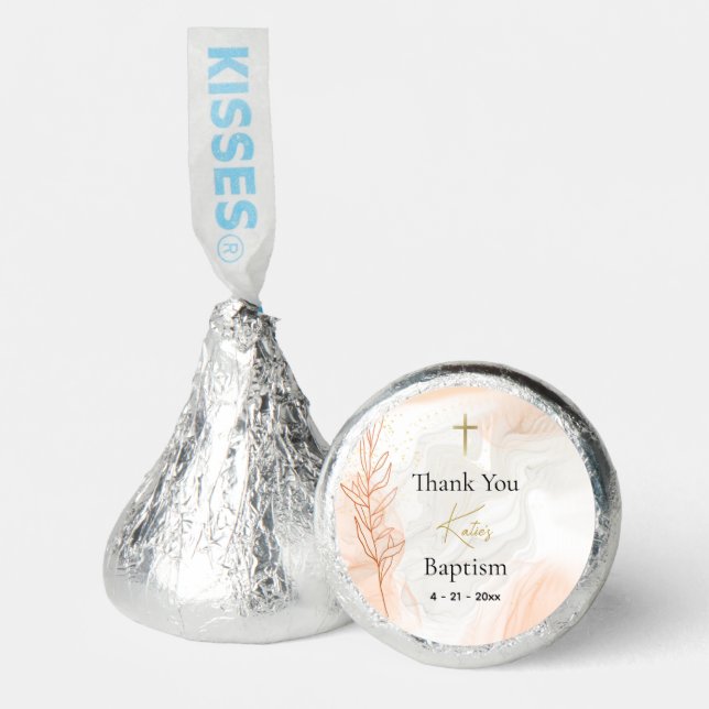 Orthodox Christian Waters of Light Baptism Hershey®'s Kisses® (Front)