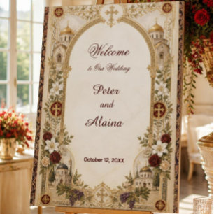 Orthodox Christian Wedding Foam Board