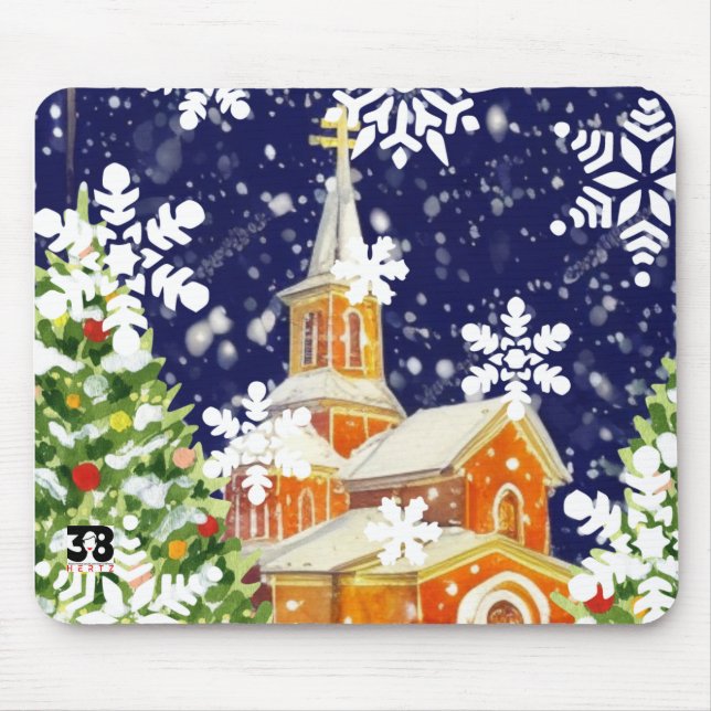 Orthodox Christmas Mouse Pad (Front)