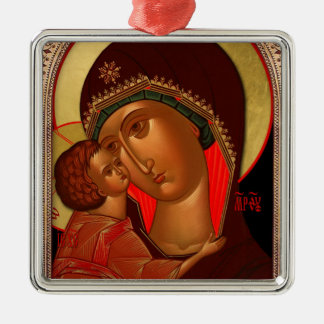 Orthodox Christmas Ornament - Novgorod Theotokos