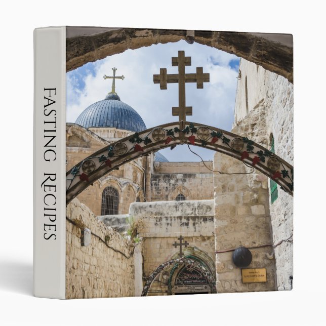 Orthodox Church Fasting Recipes Lenten Photo 3 Ring Binder (Front/Spine)