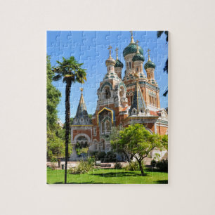 Orthodox church in Nice France Jigsaw Puzzle