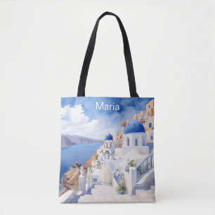 Orthodox Church l Mediterranean l Personalize Tote Bag