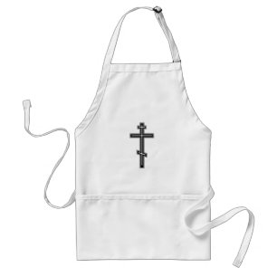 Orthodox cross adult apron