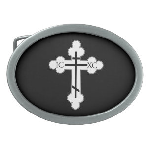 Orthodox cross belt buckle