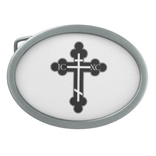 Orthodox cross belt buckle