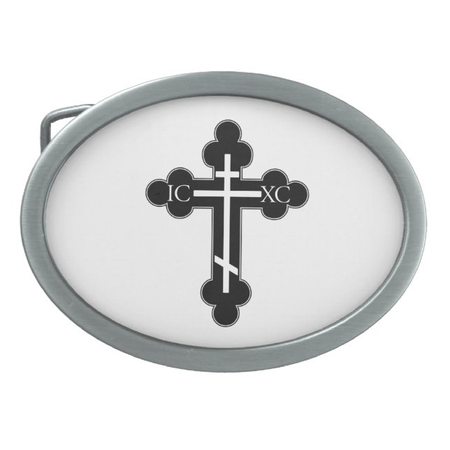Orthodox cross belt buckle (Front)