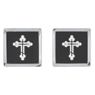 Orthodox cross cufflinks
