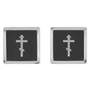 Orthodox cross cufflinks