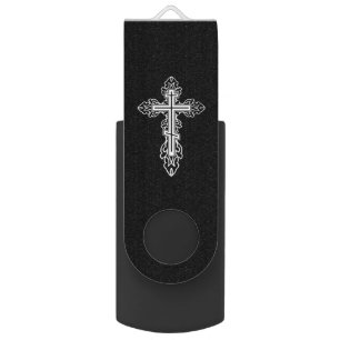 Orthodox cross flash drive