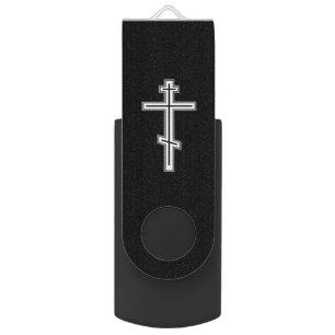 Orthodox cross flash drive