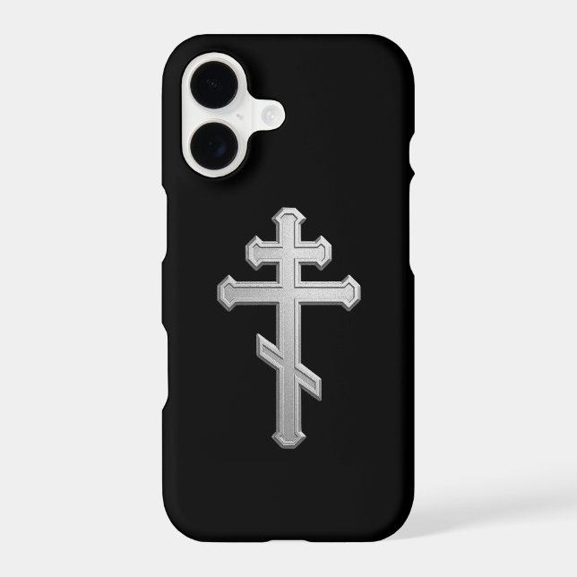 Orthodox cross iPhone case (Back)