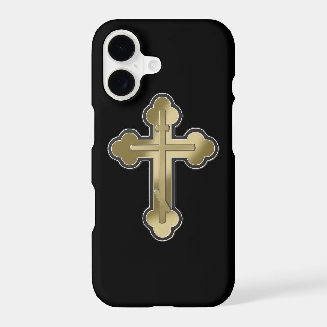 Orthodox cross iphone case (Back)