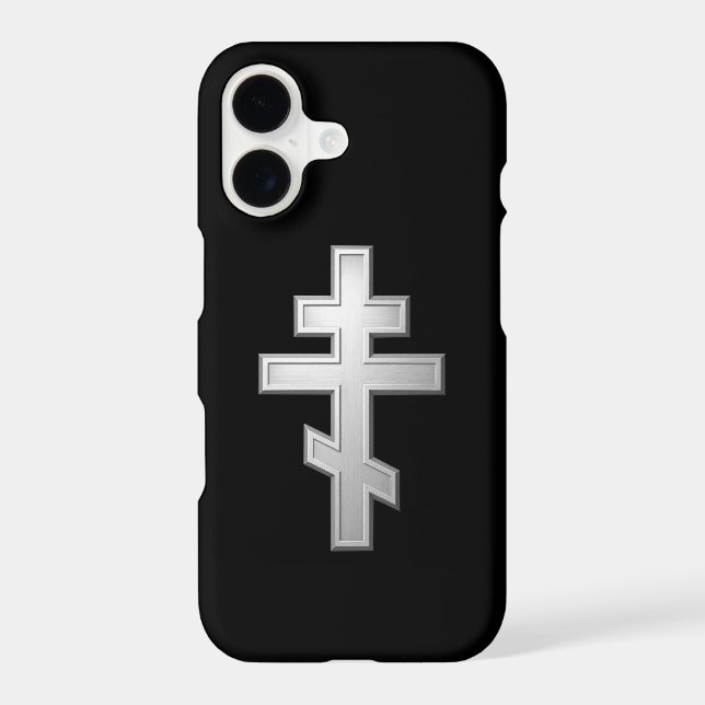 Orthodox cross iPhone case (Back)
