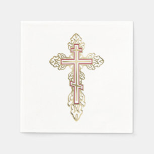 Orthodox cross napkins