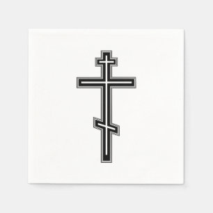 Orthodox cross napkins