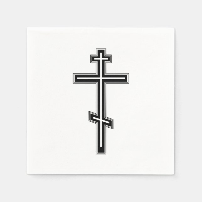 Orthodox cross napkins (Front)
