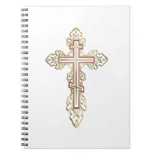 Orthodox cross notebook