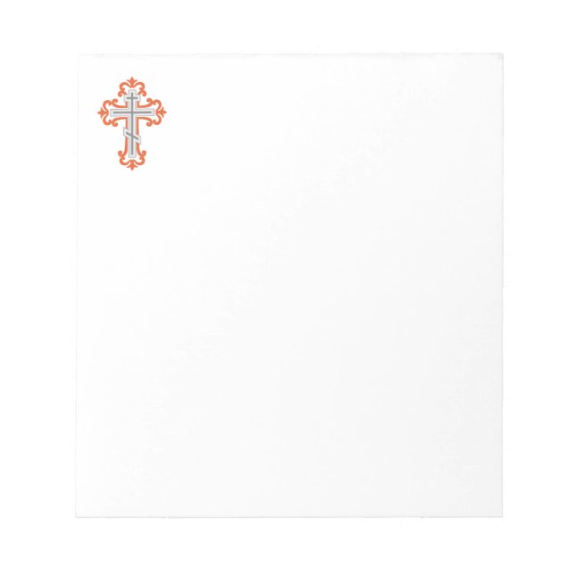 Orthodox cross notepad (Front)