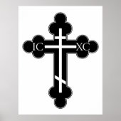 Orthodox Cross Poster 