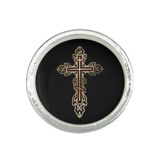 Orthodox cross ring (Front)
