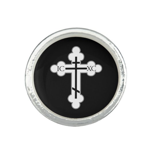 Orthodox cross ring (Front)