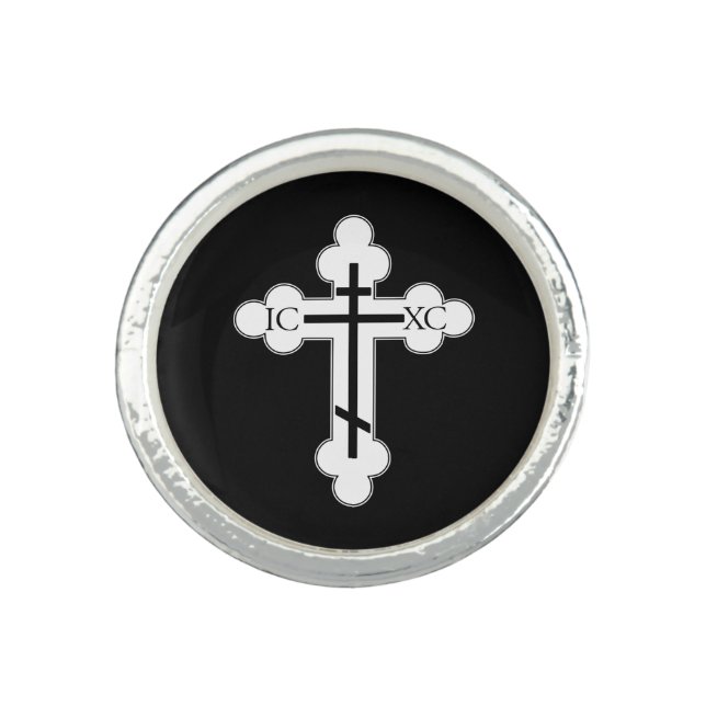 Orthodox cross ring (Front)
