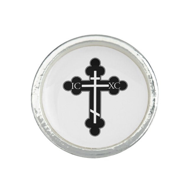 Orthodox cross ring (Front)