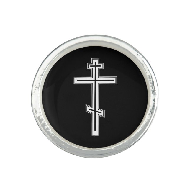 Orthodox cross ring (Front)