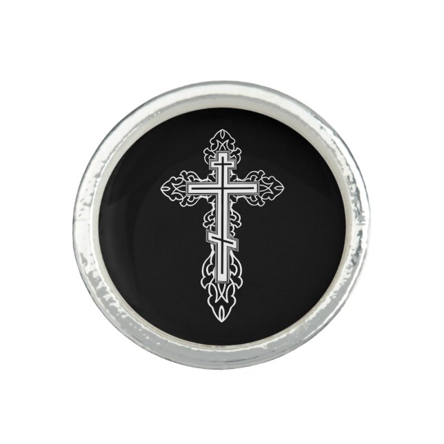 Orthodox cross ring (Front)