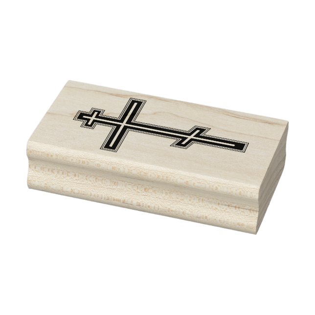 Orthodox cross rubber stamp (Stamp)