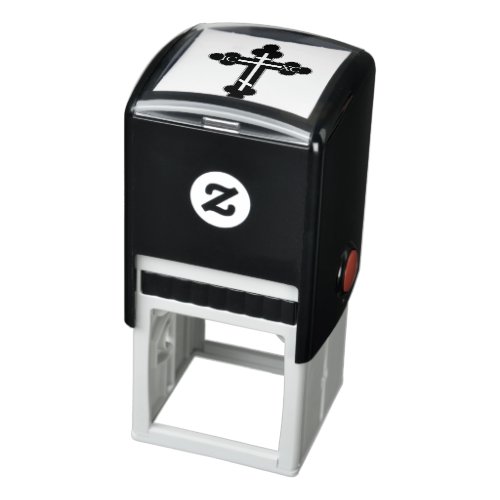 Orthodox cross self_inking stamp