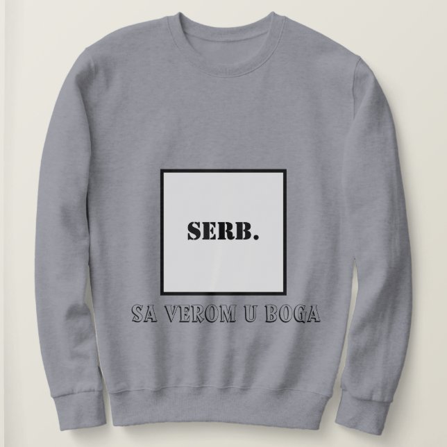 Orthodox cross sweatshirt (Design Front)