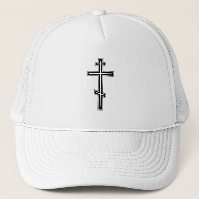 Orthodox cross trucker hat (Front)