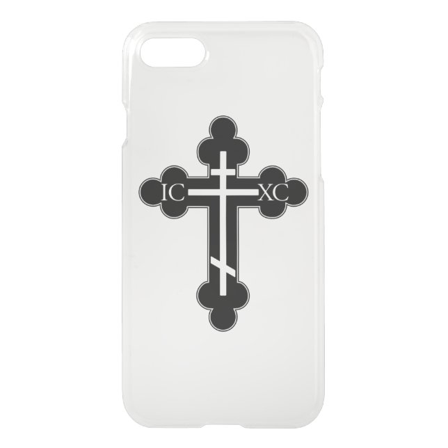 Orthodox cross uncommon iPhone case (Back)