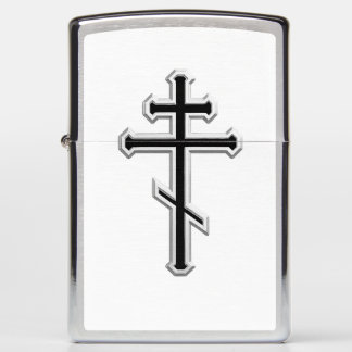 Orthodox cross zippo lighter