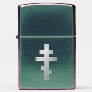 Orthodox cross zippo lighter