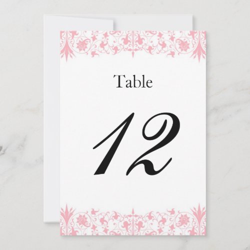 Orthodox Elegant Baptism Table Numbers Double Side