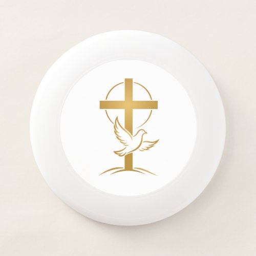 Orthodox Faith Cross & Dove Wham-O Frisbee
