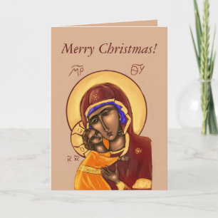 Orthodox Icon Christmas Card