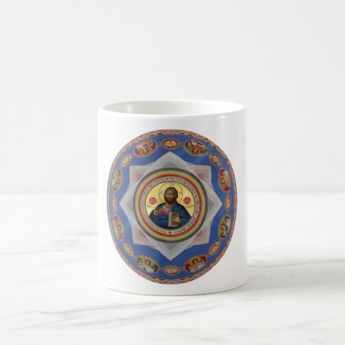 orthodox icon god church religion saint coffee mug