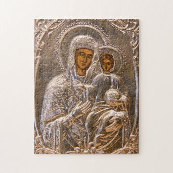 Orthodox Icon Jigsaw Puzzle by hildurbjorg at Zazzle