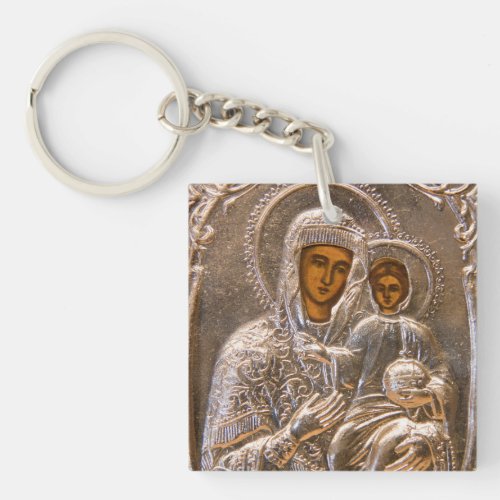 Orthodox icon keychain