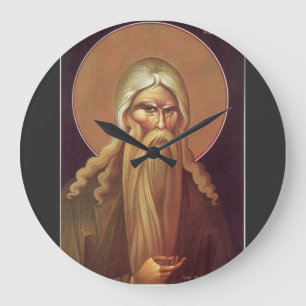 Orthodox Icon of Patriarch Abraham Large Clock