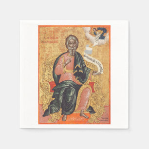 Orthodox Icon of Saint Andrew the Apostle  Napkins