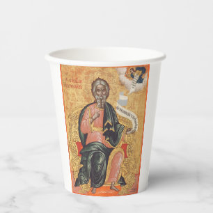 Orthodox Icon of Saint Andrew the Apostle  Paper Cups